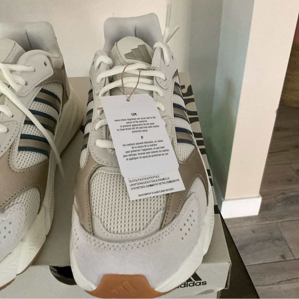 ADIDAS Crazychaos 2000 Sneaker Women's Size US 9.  Off White Grey IG4346 - Picture 3 of 12